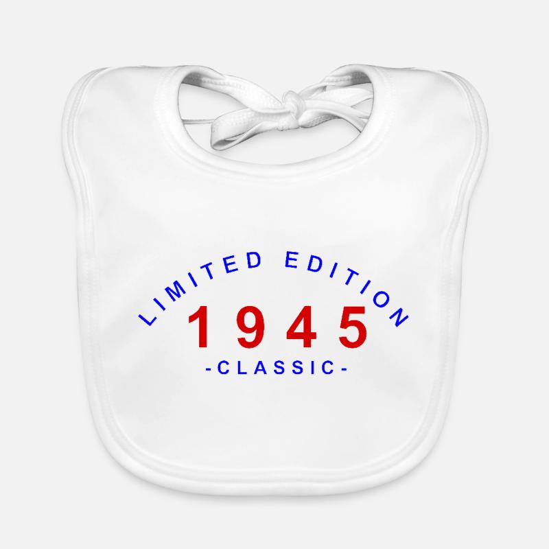 1945, Limited Edition Organic Baby Bibs