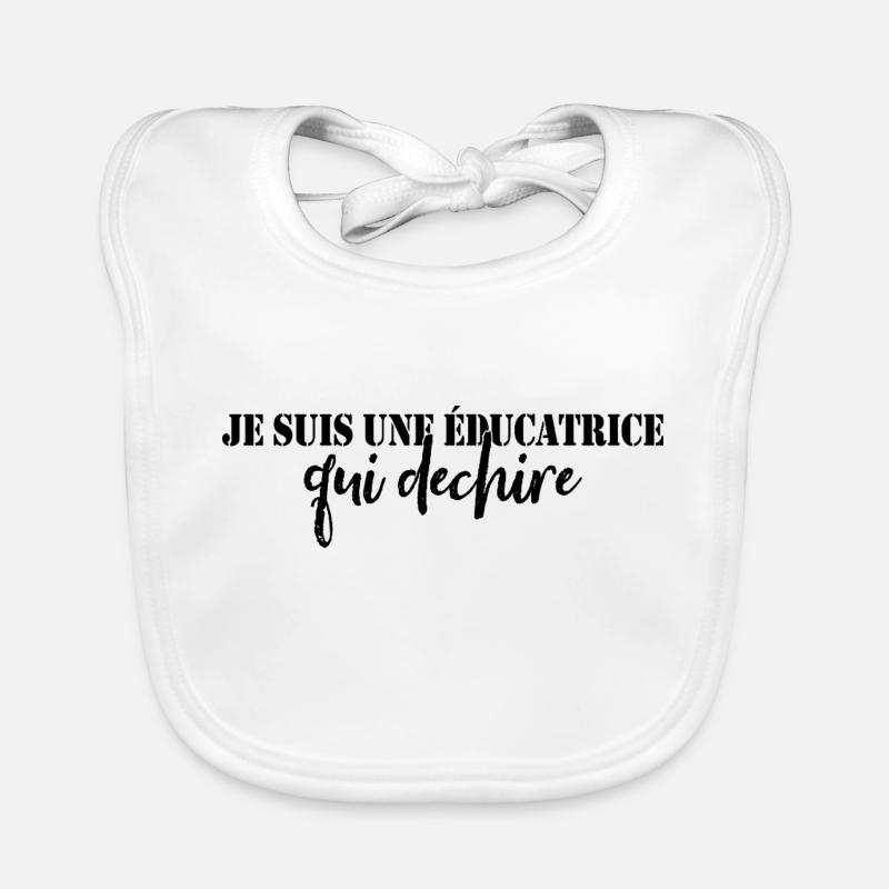 I am an educator who rocks Organic Baby Bibs