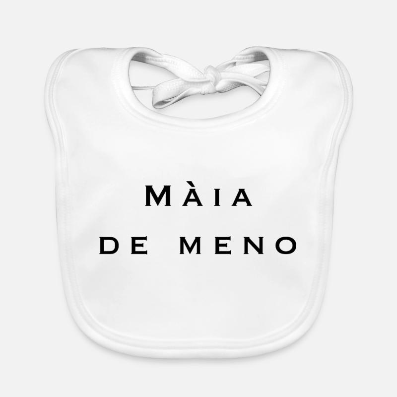 Dialetto bresciano Bavaglino ecologico per neonato