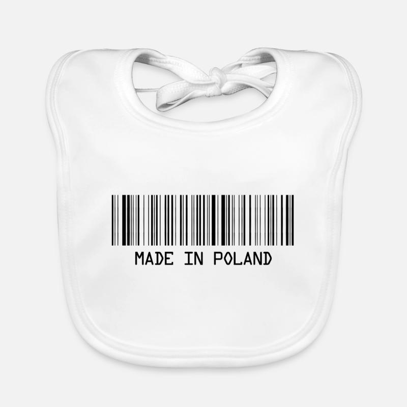 Fabriqué en Pologne - Pologne - Pologne - Code-barres - Dash Bavoir bio Bébé