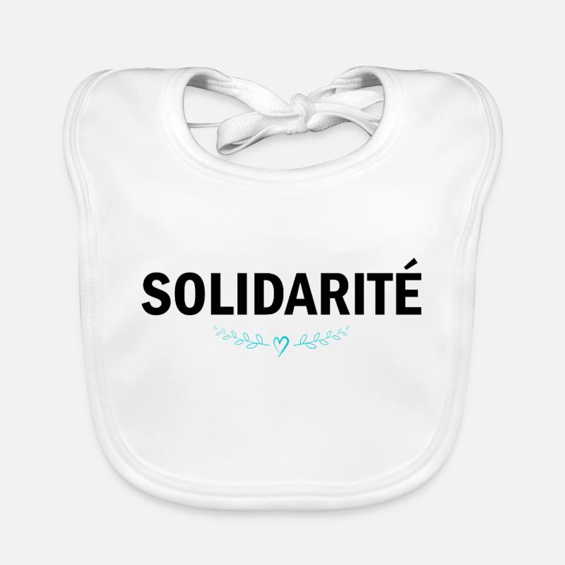 Solidarité Bavoir bio Bébé