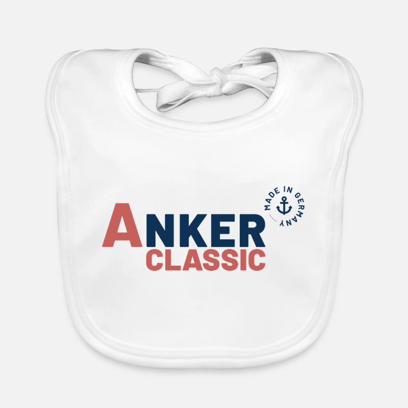 Ankerbaustein Classic-Logo Baby Bio-Lätzchen