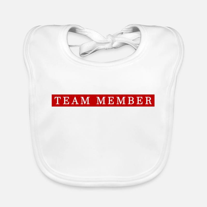 Team Mitglied Gruppe Baby Bio-Lätzchen
