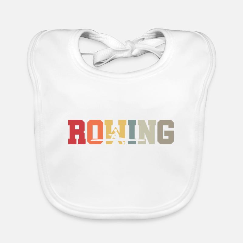 Rowing - Rowing - Rower - Rower - Aviron Organic Baby Bibs