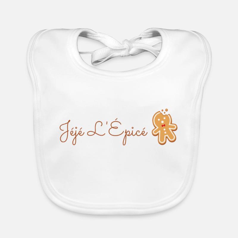 Logo marque Jéjé L'Épicé Bavoir bio Bébé