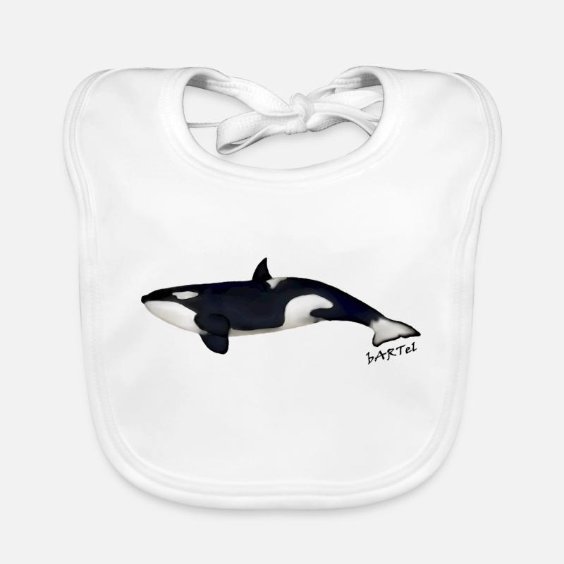 Orca 2 Organic Baby Bibs