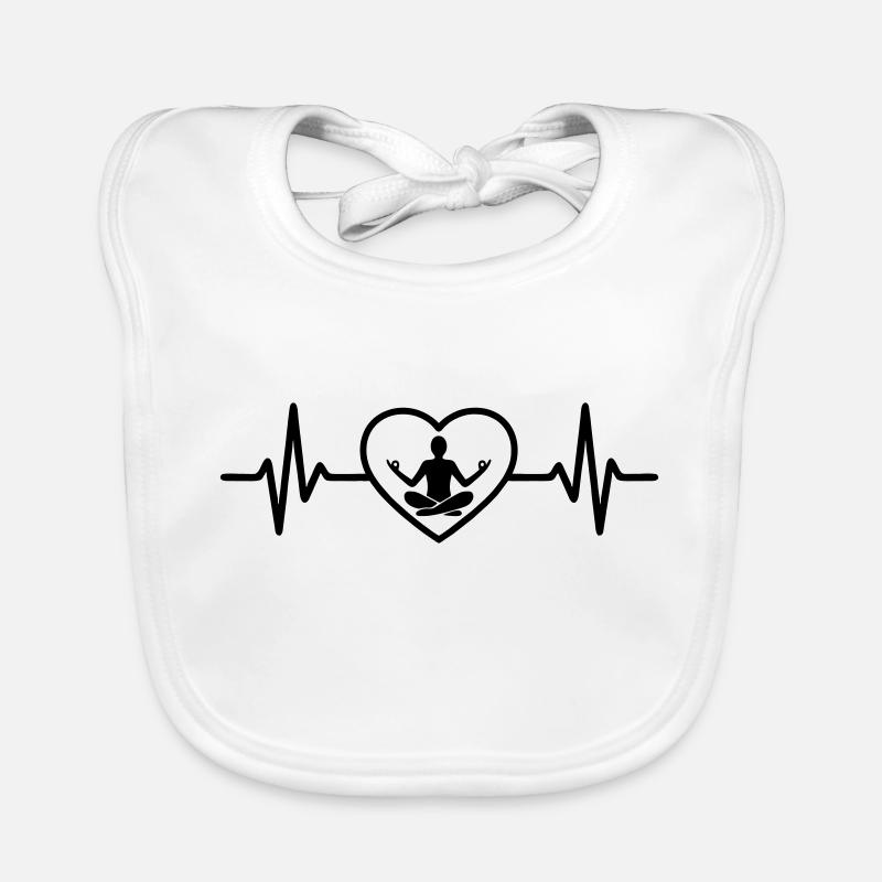 Pilates Cœur en équilibre Bavoir bio Bébé