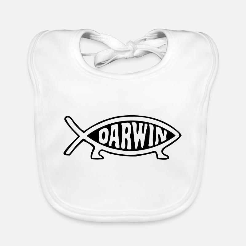 Darwin fisch Baby Bio-Lätzchen