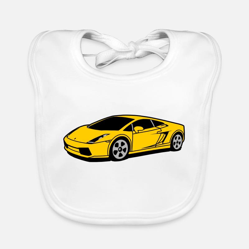 race_car Organic Baby Bibs