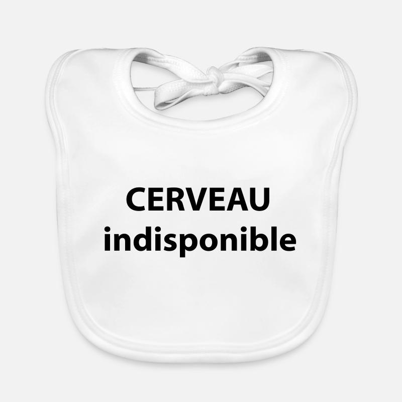 CERVEAU indisponible Bavoir bio Bébé