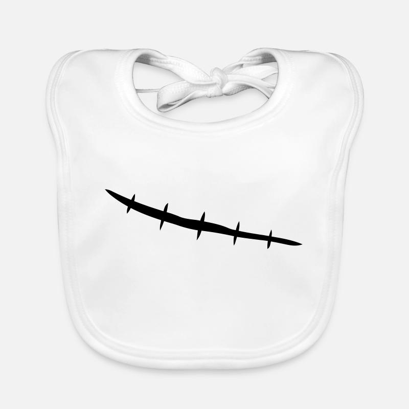 stitched_scar Baby Bio-Lätzchen