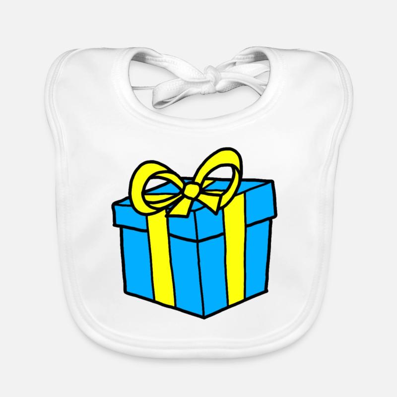 Gift Christmas Gift Gift Present Bow Organic Baby Bibs
