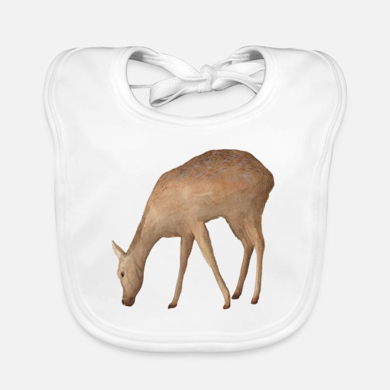 Roe deer Organic Baby Bibs