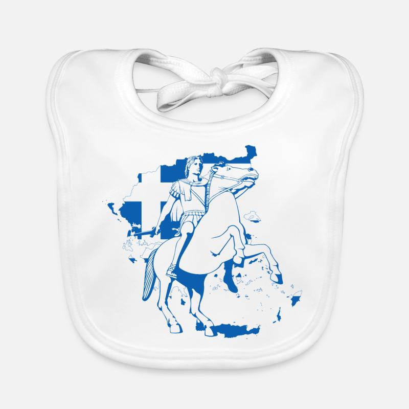 Alexander der Grosse Baby Bio-Lätzchen