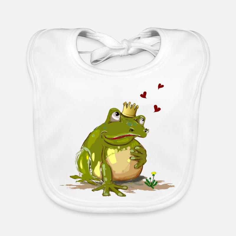 Frog prince Organic Baby Bibs