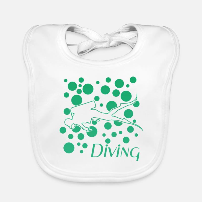 Scuba diving Baby Bio-Lätzchen