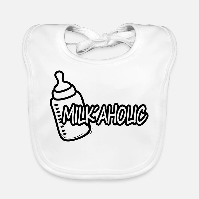 Milk ́aholic Organic Baby Bibs