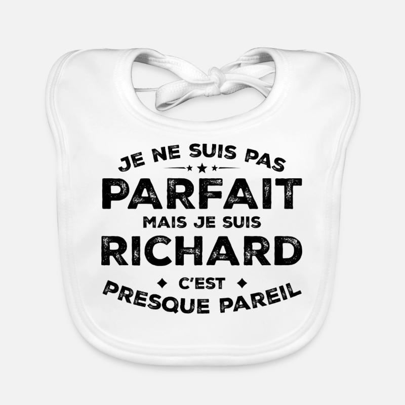 Richard Ein Vorname, eine Haltung Humor Richard Baby Bio-Lätzchen