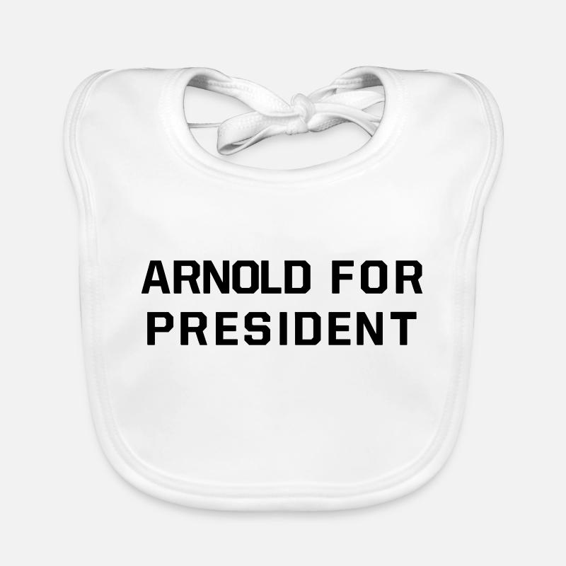 ARNOLD FOR PRESIDENT Baby Bio-Lätzchen