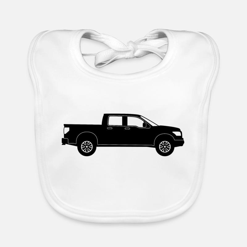 Pick-up - Bavoir bio Bébé - blanc