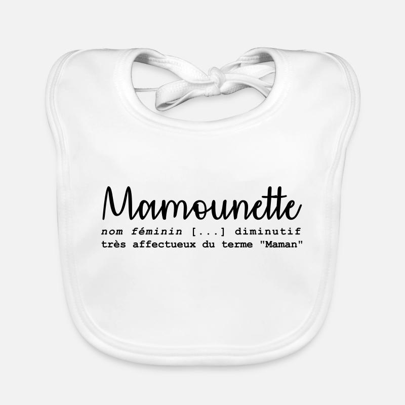 Définition mamounette Bavoir bio Bébé