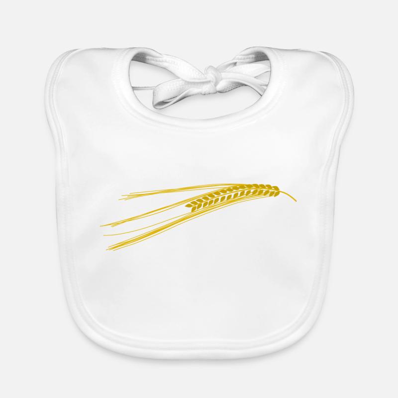 cereals corn cereal wheat wheat veggie gemuese v Organic Baby Bibs
