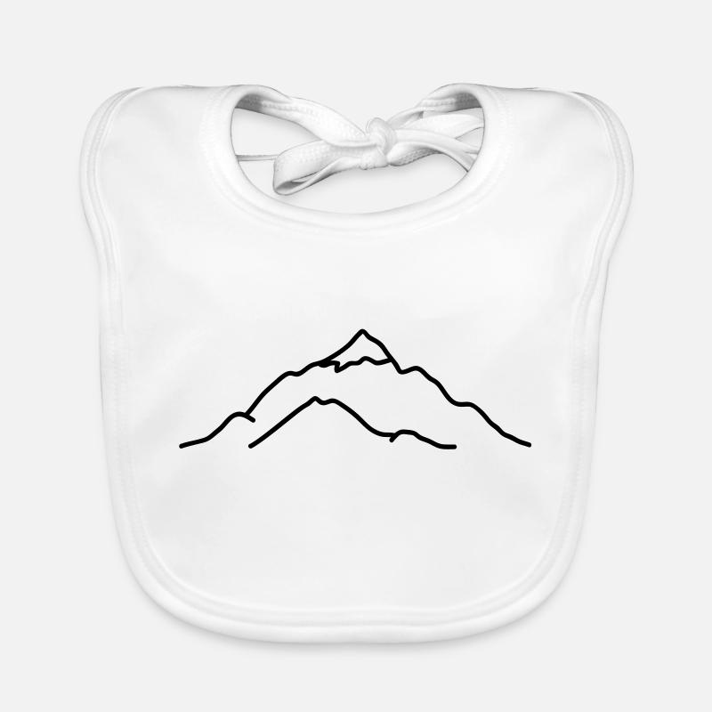 mountain Bavoir bio Bébé