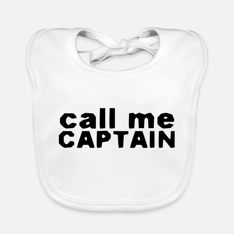 call me captain Organic Baby Bibs