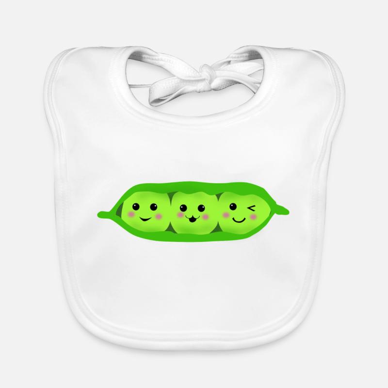 three pea in a pod Baby Bio-Lätzchen