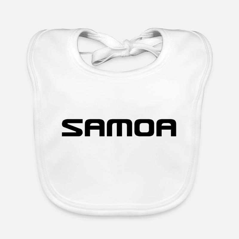 Samoa Logo Polynesia Pacific Organic Baby Bibs