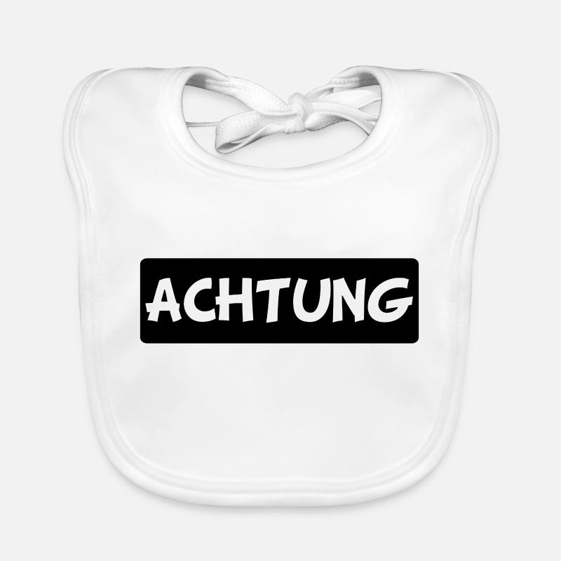 achtung Baby Bio-Lätzchen