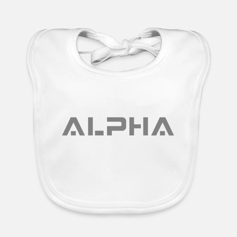 Alpha Bavoir bio Bébé