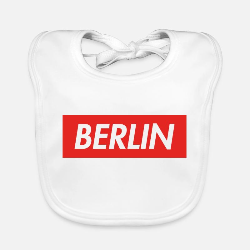 BERLIN - Baby Bio-Lätzchen - Weiß