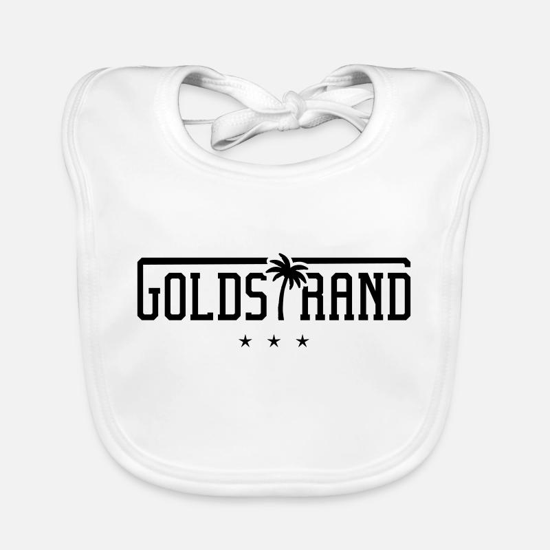 goldstrand palm Baby Bio-Lätzchen