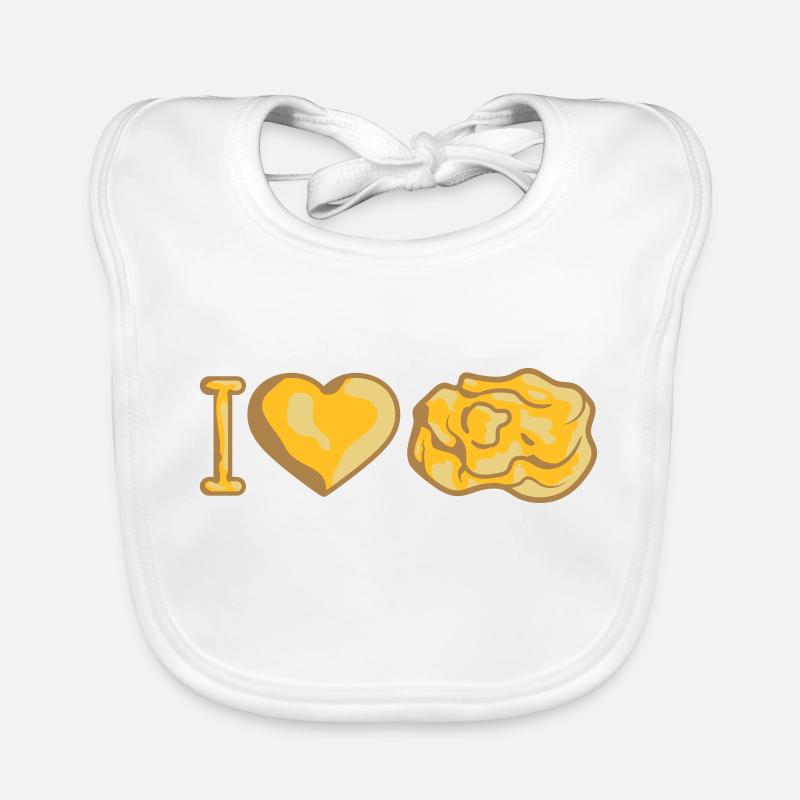 J'aime l'or Bavoir bio Bébé