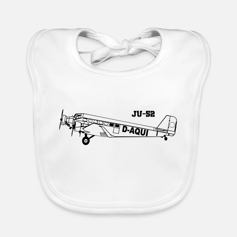Ju-52 Organic Baby Bibs