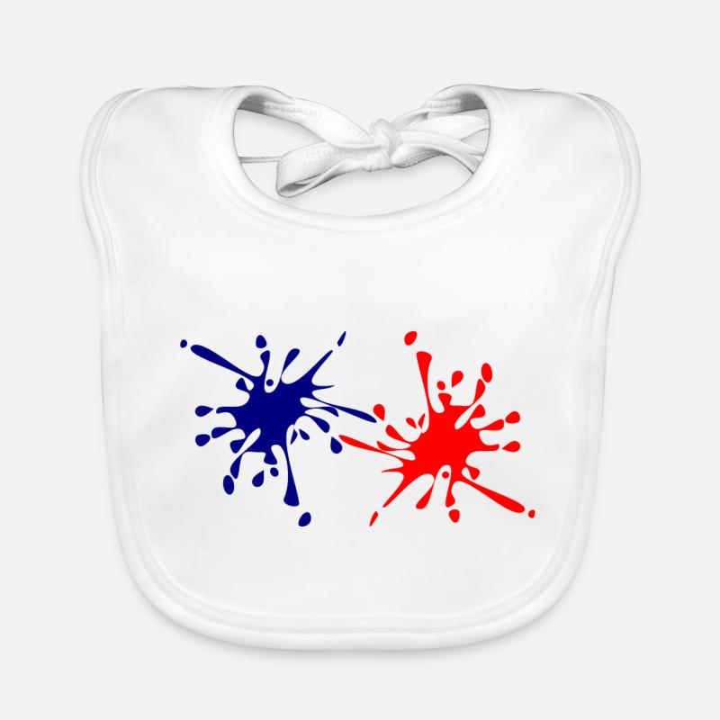 Blue White Red 2020 Organic Baby Bibs