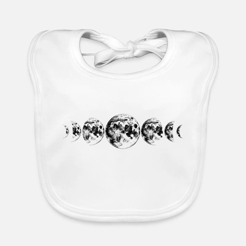 galaxy - Bavoir bio Bébé - blanc