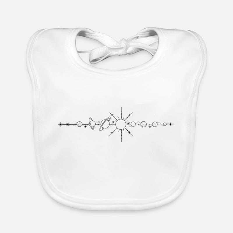 Universe - Planets Organic Baby Bibs