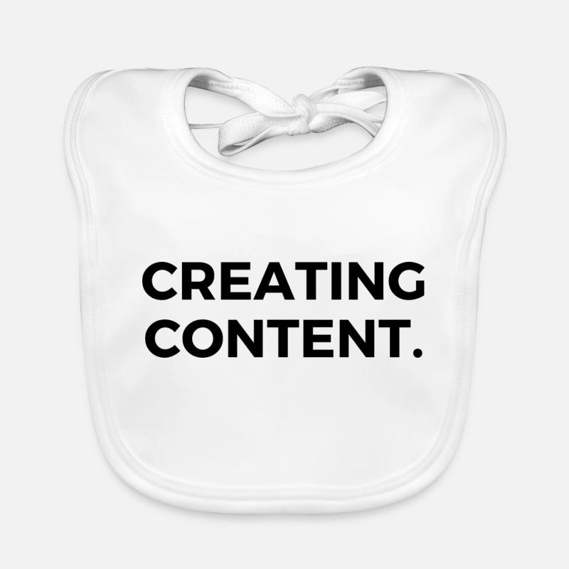 Creating Content. Bavoir bio Bébé