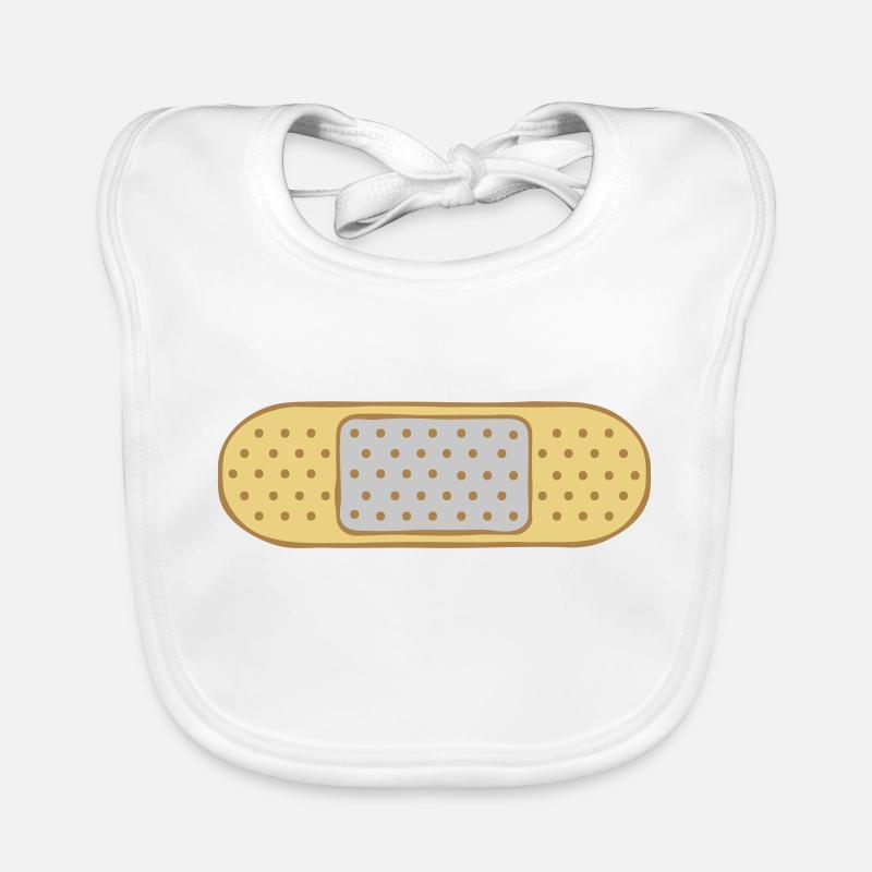 Pflaster Punkte Design Baby Bio-Lätzchen
