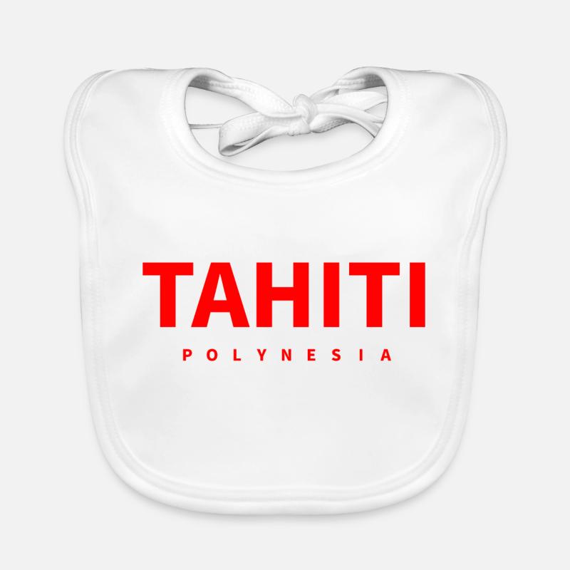 Tahiti Polynesia Organic Baby Bibs