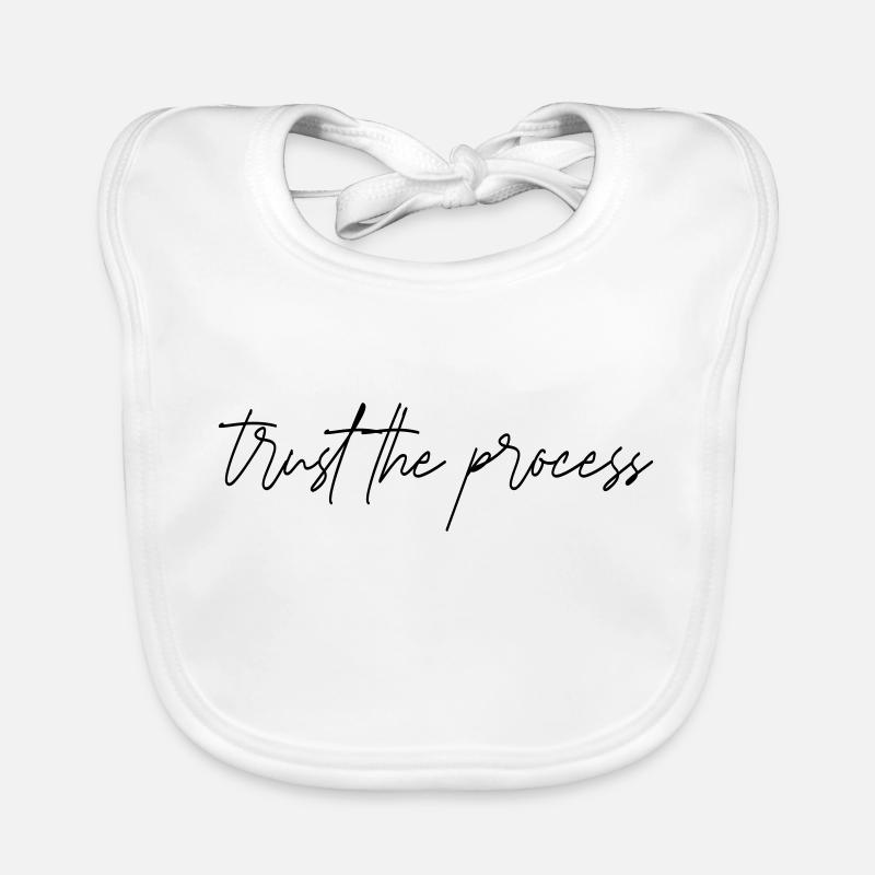 trust the process Baby Bio-Lätzchen