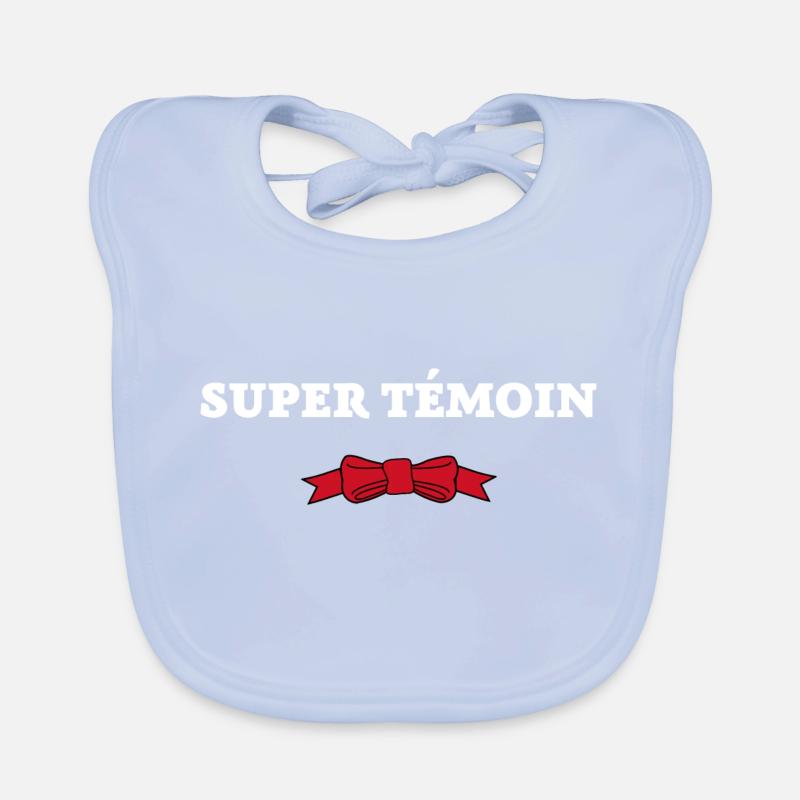 Super Témoin Bavoir bio Bébé