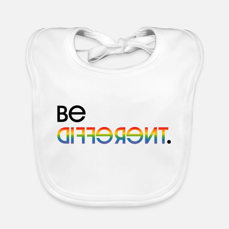 Soyez différent LGBT lgbtqi queer Bavoir bio Bébé
