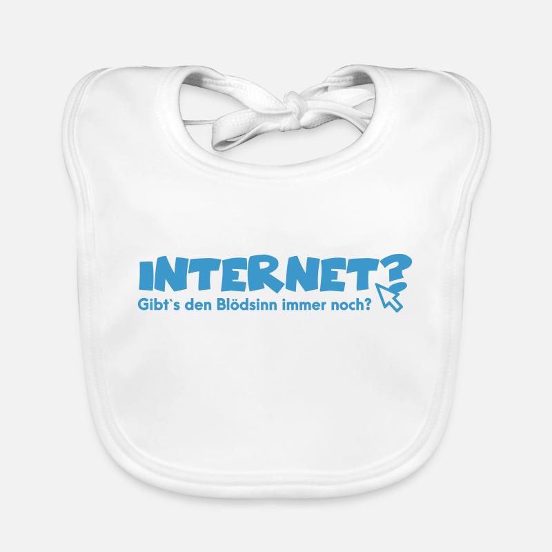 Internet Shirt Baby Bio-Lätzchen