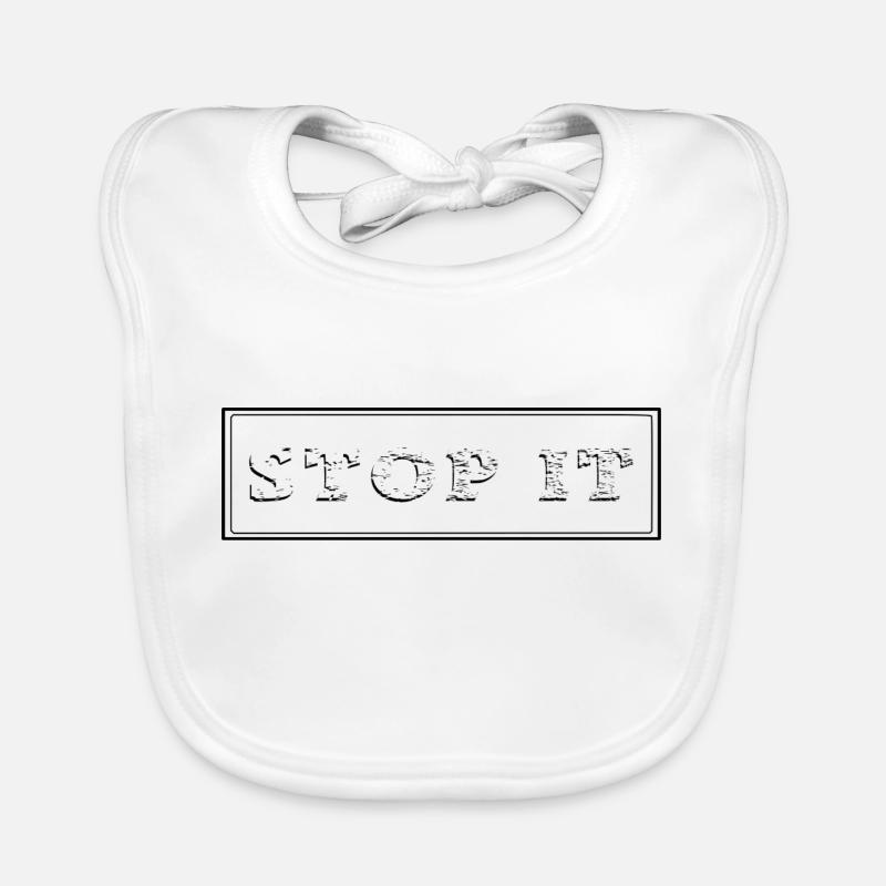 STOP IT Bavoir bio Bébé