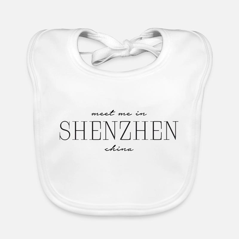 Retrouvez-moi à Shenzen Bavoir bio Bébé