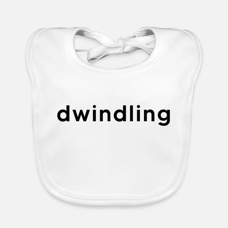Conception en un mot - diminution de la conception typographique Bavoir bio Bébé