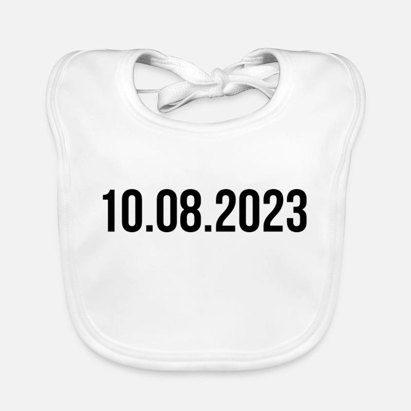 10.08.2023 Datum Baby Bio-Lätzchen